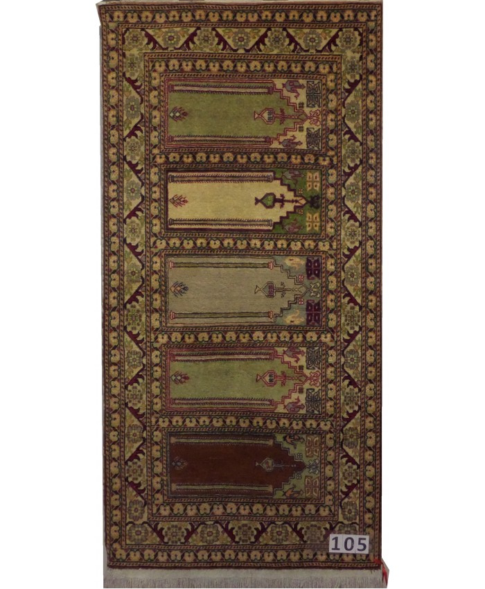 Turkish Kayseri Handmade Wool on Cotton Carpet – FREE SHIPPING..!